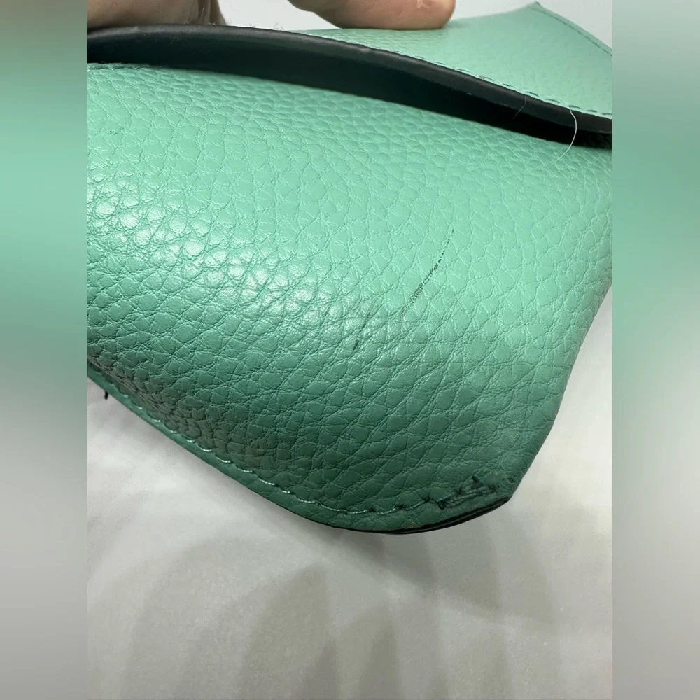 Loewe Mint Green/Aqua colored Pebbled Sunnies Case. (Case only) - Picture 3 of 6